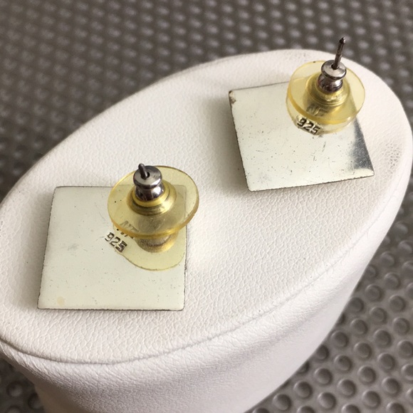 🖤Vtg Native American sterling and turquoise earrings - Picture 8 of 17